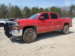 Salvage cars for sale at Gainesville, GA auction: 2017 Chevrolet Silverado K1500 LT