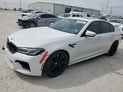 Salvage cars for sale from Copart Haslet, TX: 2021 BMW M5