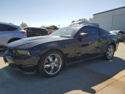 Salvage cars for sale from Copart Sacramento, CA: 2012 Ford Mustang GT