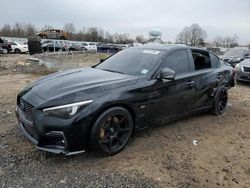 Salvage cars for sale at Hillsborough, NJ auction: 2019 Infiniti Q50 Luxe