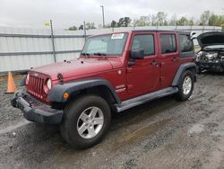 Salvage cars for sale at Lumberton, NC auction: 2013 Jeep Wrangler Unlimited Sport