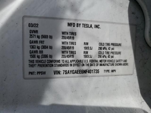 2022 Tesla Model Y