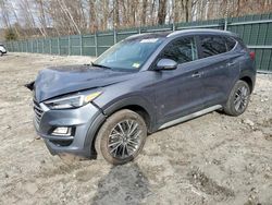 Salvage cars for sale at Candia, NH auction: 2021 Hyundai Tucson Limited