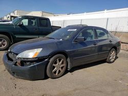 Salvage cars for sale at New Britain, CT auction: 2003 Honda Accord EX