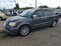 Salvage cars for sale at Miami, FL auction: 2014 Chrysler Town & Country Touring L