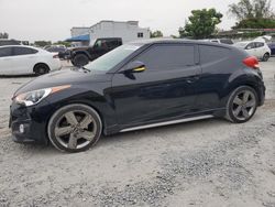 Salvage cars for sale from Copart Opa Locka, FL: 2013 Hyundai Veloster Turbo