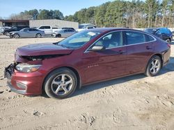 Salvage cars for sale at Seaford, DE auction: 2016 Chevrolet Malibu LS