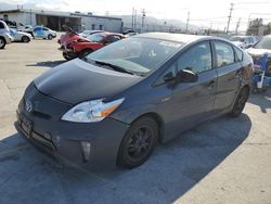 Salvage cars for sale from Copart Sun Valley, CA: 2012 Toyota Prius