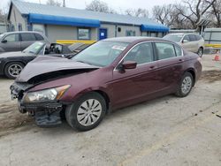 Honda Vehiculos salvage en venta: 2012 Honda Accord LX