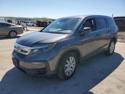 Salvage cars for sale at Grand Prairie, TX auction: 2019 Honda Pilot LX