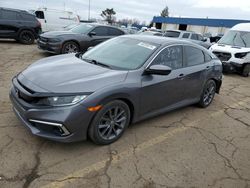 Salvage cars for sale from Copart Woodhaven, MI: 2019 Honda Civic EXL