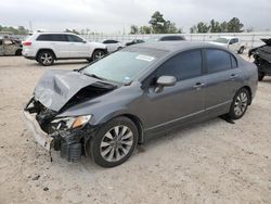 Honda salvage cars for sale: 2010 Honda Civic EX