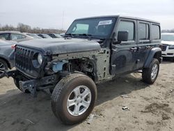 Jeep Wrangler salvage cars for sale: 2018 Jeep Wrangler Unlimited Sport