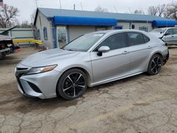 Salvage cars for sale from Copart Wichita, KS: 2018 Toyota Camry XSE