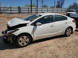Salvage cars for sale at Oklahoma City, OK auction: 2017 KIA Forte LX