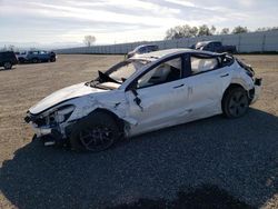 Salvage cars for sale at Anderson, CA auction: 2023 Tesla Model 3