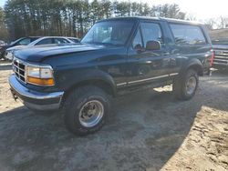 Salvage cars for sale at North Billerica, MA auction: 1994 Ford Bronco U100