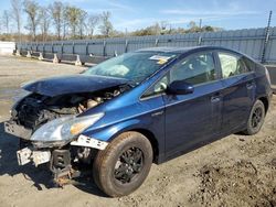 Salvage cars for sale from Copart Spartanburg, SC: 2015 Toyota Prius