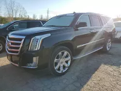 Vehiculos salvage en venta de Copart Bridgeton, MO: 2015 Cadillac Escalade ESV Luxury