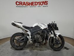 Salvage motorcycles for sale at Dallas, TX auction: 2007 Honda CBR600 RR