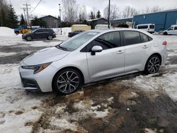 Toyota salvage cars for sale: 2022 Toyota Corolla SE