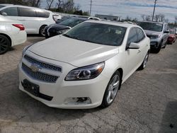 Chevrolet Malibu ltz Vehiculos salvage en venta: 2013 Chevrolet Malibu LTZ