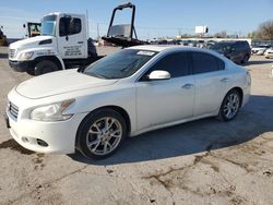 Salvage cars for sale from Copart Oklahoma City, OK: 2014 Nissan Maxima S