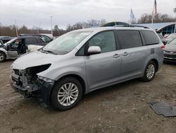 Salvage cars for sale at East Granby, CT auction: 2011 Toyota Sienna XLE