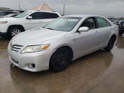 Salvage cars for sale at Grand Prairie, TX auction: 2010 Toyota Camry Base