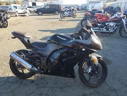 Salvage motorcycles for sale at Vallejo, CA auction: 2008 Kawasaki EX250 J