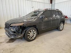 Jeep salvage cars for sale: 2018 Jeep Cherokee Overland