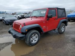 Jeep Wrangler X salvage cars for sale: 2008 Jeep Wrangler X