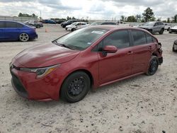 Salvage cars for sale at Houston, TX auction: 2022 Toyota Corolla LE