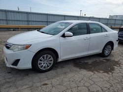 Salvage cars for sale at Dyer, IN auction: 2012 Toyota Camry Base