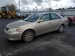 Salvage cars for sale at Woodburn, OR auction: 2004 Toyota Camry LE