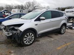 Ford Escape Titanium salvage cars for sale: 2017 Ford Escape Titanium