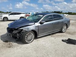 Salvage cars for sale at West Palm Beach, FL auction: 2017 Volkswagen Passat SE
