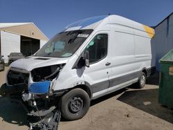 Salvage cars for sale at Brighton, CO auction: 2022 Ford Transit T-350