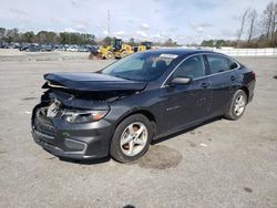 Salvage cars for sale from Copart Dunn, NC: 2018 Chevrolet Malibu LS