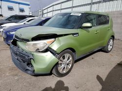 KIA salvage cars for sale: 2015 KIA Soul +