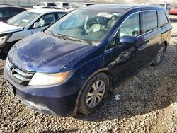 Salvage cars for sale from Copart Magna, UT: 2015 Honda Odyssey EXL