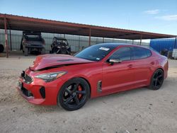 Salvage cars for sale from Copart Andrews, TX: 2018 KIA Stinger GT2