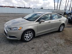 Salvage cars for sale at Van Nuys, CA auction: 2015 Ford Fusion SE