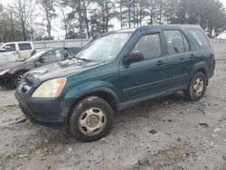 Salvage cars for sale at Loganville, GA auction: 2003 Honda CR-V LX