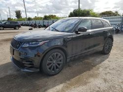 Salvage cars for sale at Miami, FL auction: 2018 Land Rover Range Rover Velar R-DYNAMIC SE