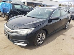 Honda salvage cars for sale: 2016 Honda Civic LX