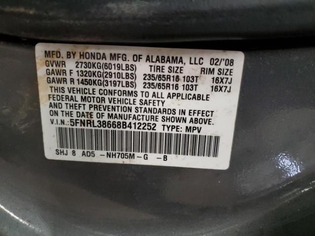 2008 Honda Odyssey EXL