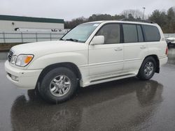 Salvage cars for sale at Assonet, MA auction: 2002 Lexus LX 470