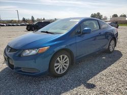 Salvage cars for sale from Copart Mentone, CA: 2012 Honda Civic EX