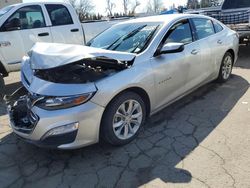 Salvage cars for sale from Copart Woodburn, OR: 2020 Chevrolet Malibu LT